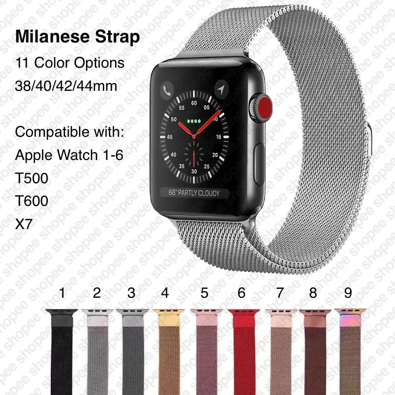Milanese Stainless Steel Magnetic Band Apple Watch Strap 38/40 42/44mm Strap Series 6 SE 5 4 3
Milanese Stainless Steel Magnetic Band Apple Watch Strap 38/40 42/44mm Strap Series 6 SE 5 4 3