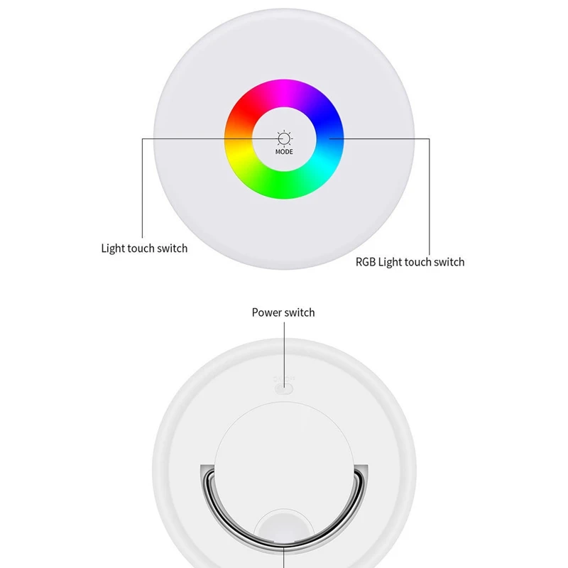 Приглушаемый светодиодный ночсветильник с сенсорным управлением, перезаряжаемая USB настольная лампа RGB, прикроватная лампа, подарок для де... 
Приглушаемый светодиодный ночсветильник с сенсорным управлением, перезаряжаемая USB настольная лампа RGB, прикроватная лампа, подарок для де...