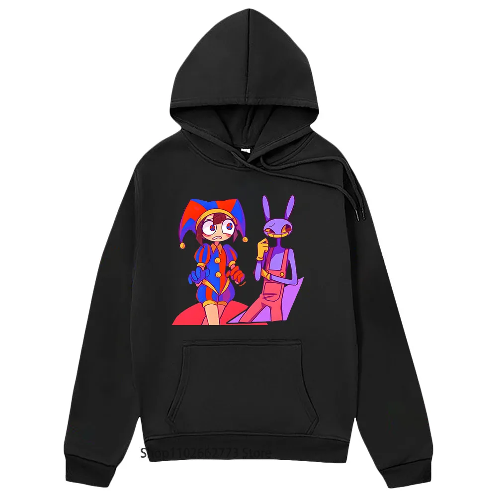 Pomni & Jax Decal Hoodies for Men Tv Show The Amazing Digital Circus Print Sweatshirt Women Casual Haikyuu Men Clothing Unisex
Pomni & Jax Decal Hoodies for Men Tv Show The Amazing Digital Circus Print Sweatshirt Women Casual Haikyuu Men Clothing Unisex