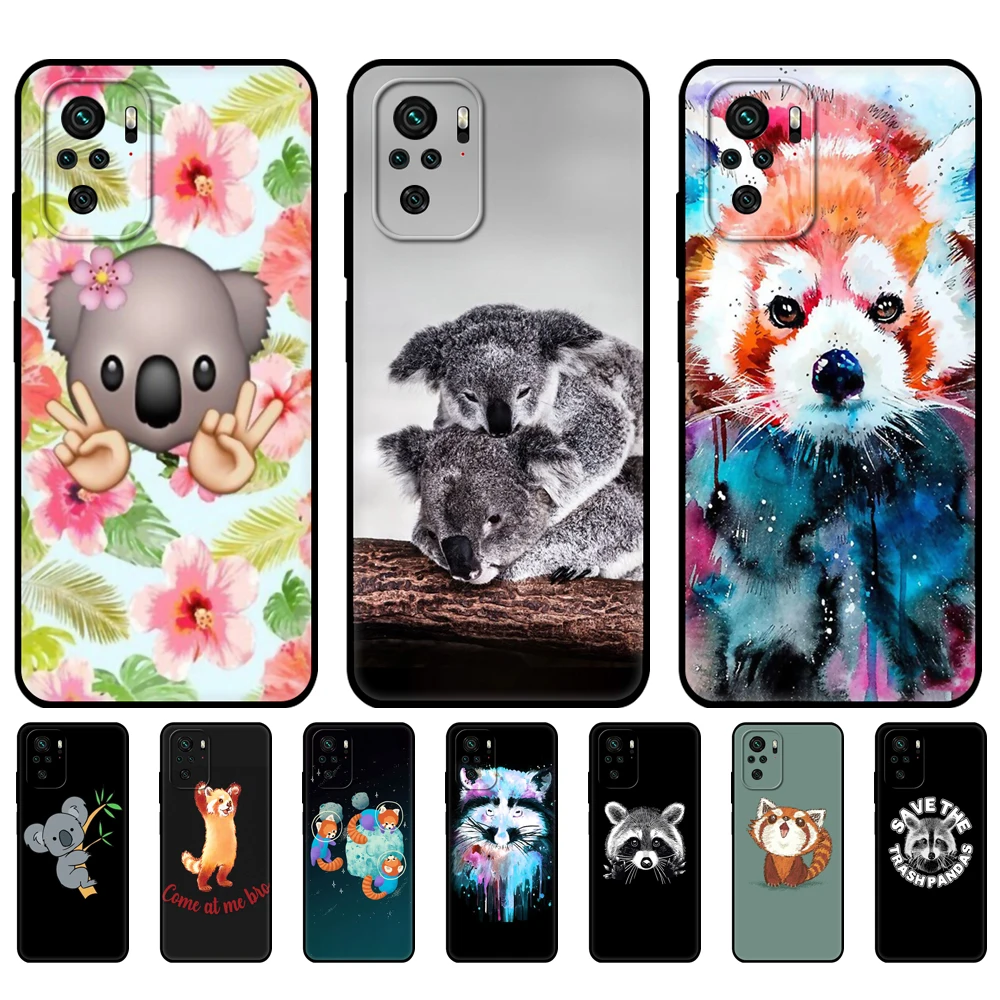 Black tpu Case For Xiaomi Redmi 9T Case Redmi Note 9T Note 10 5G 4G Pro 10S Case Koala Red Panda Raccoon
Black tpu Case For Xiaomi Redmi 9T Case Redmi Note 9T Note 10 5G 4G Pro 10S Case Koala Red Panda Raccoon