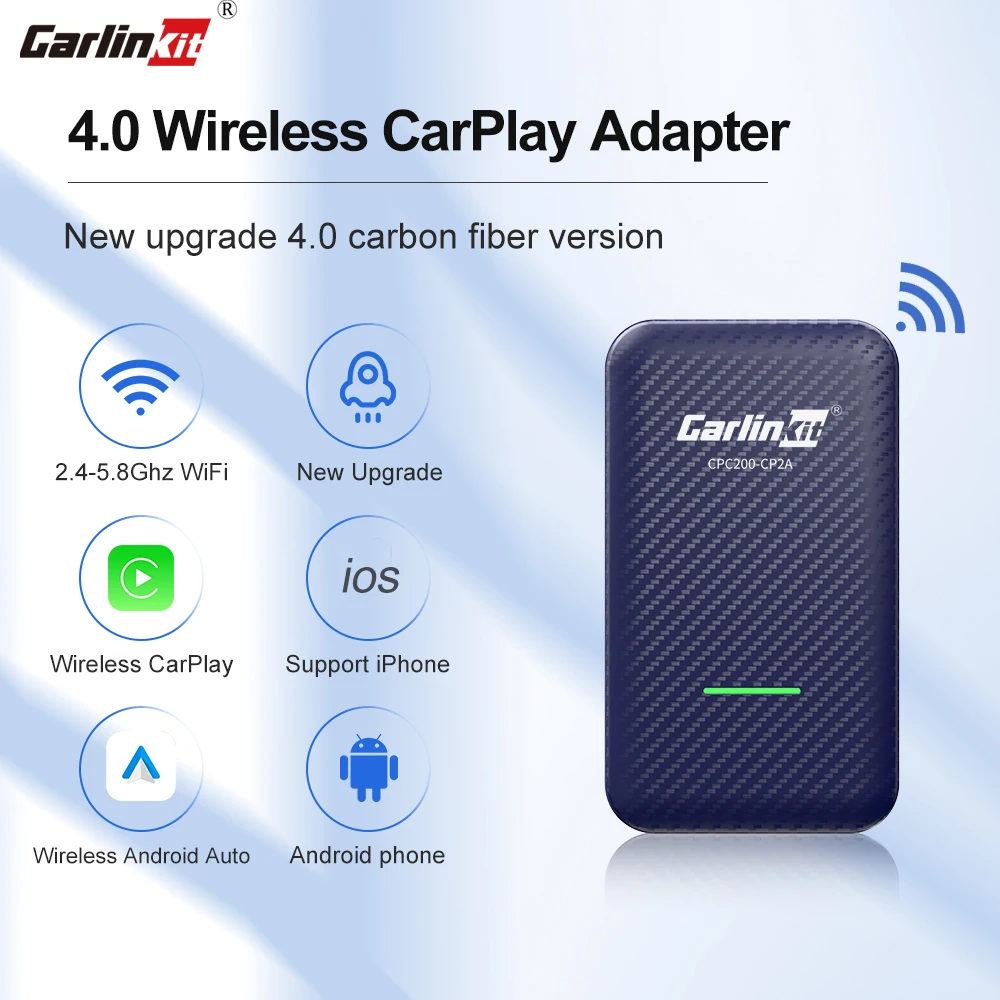 Новый обновленный CarlinKit 4,0 CarPlay беспроводной адаптер Android Авто Мини-бокс Plug & Play для Audi Benz автомобиль Volkswagen Kia Toyota MG Ford
Новый обновленный CarlinKit 4,0 CarPlay беспроводной адаптер Android Авто Мини-бокс Plug & Play для Audi Benz автомобиль Volkswagen Kia Toyota MG Ford