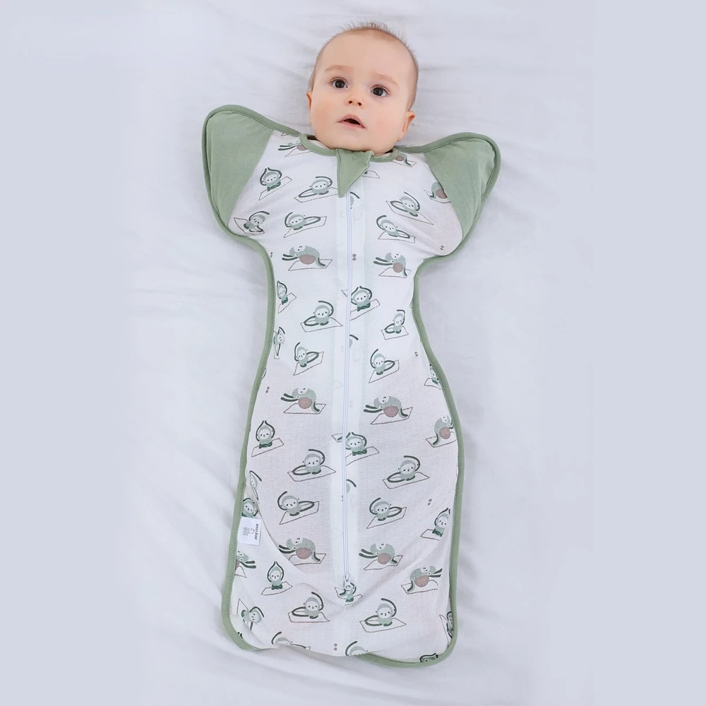 Bamboo Fiber Cotton Baby Towel Sleeping Bag Baby Breathable Blanket Anti-Startle Swaddling Wrapping Towel Stretchable Sleeves
Bamboo Fiber Cotton Baby Towel Sleeping Bag Baby Breathable Blanket Anti-Startle Swaddling Wrapping Towel Stretchable Sleeves