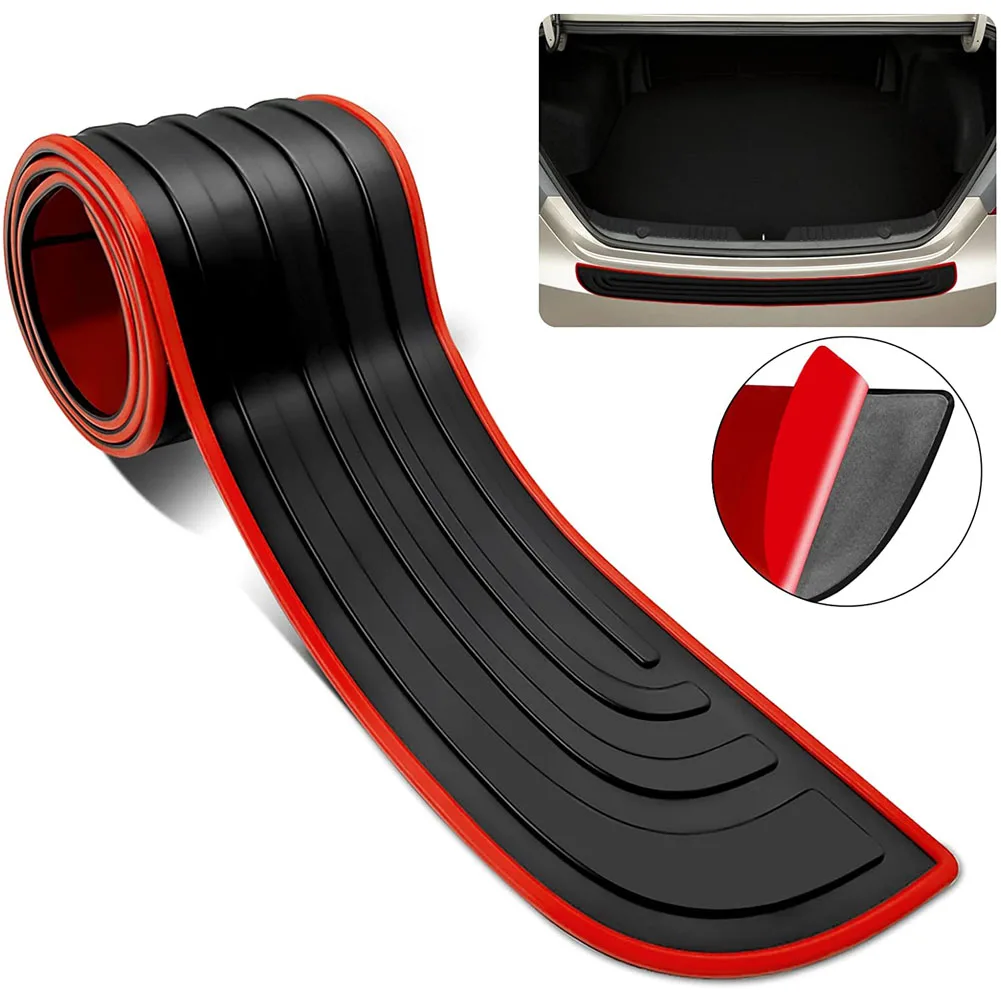 Car Rear Bumper Protector Sticker Trunk Sill Grard Rubber Strip Cover Pad Rear Trunk auto Protection Sticker cars supplies
Car Rear Bumper Protector Sticker Trunk Sill Grard Rubber Strip Cover Pad Rear Trunk auto Protection Sticker cars supplies