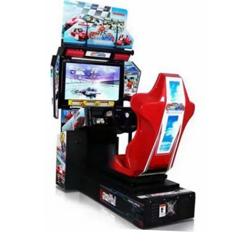 Outrun монетоприемник для взрослых симулятор вождения гоночные игры автомобилей