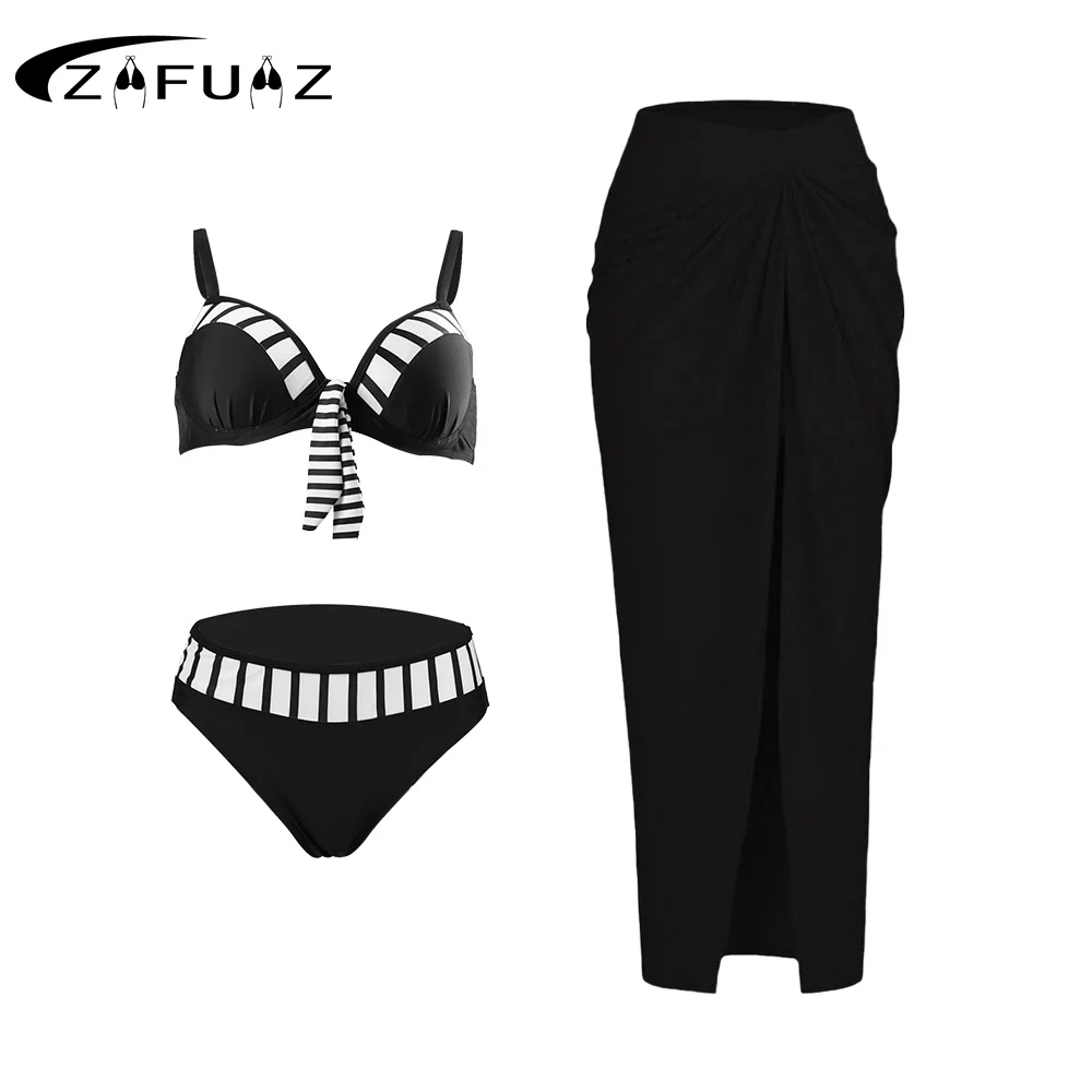 ZAFUAZ Bikini Swimsuit Women Swimwear 2023 New Solid Bikinis Set High Waist Thong Bathing Suit Skirt Beachwear Summer Dress
ZAFUAZ Bikini Swimsuit Women Swimwear 2023 New Solid Bikinis Set High Waist Thong Bathing Suit Skirt Beachwear Summer Dress