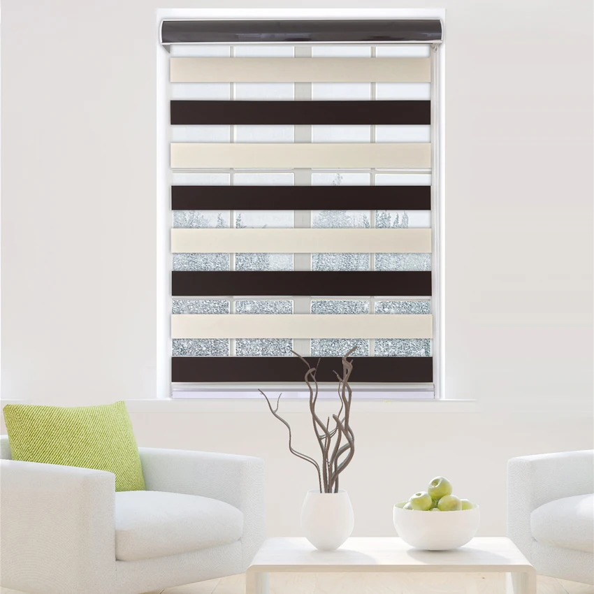 High Quality Customized Double Colors Zebra Blinds Thickening Roller Shutter Double Layer Shade Curtains For Room
High Quality Customized Double Colors Zebra Blinds Thickening Roller Shutter Double Layer Shade Curtains For Room