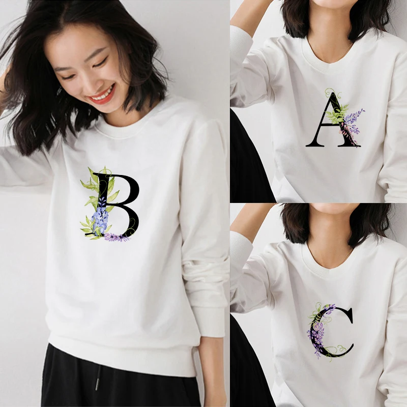 Women Pullover Fashion Sweatshirt Azure Letters Print Round Neck Loose Casual Round Neck Female Clothing for Women Harajuku tops
Women Pullover Fashion Sweatshirt Azure Letters Print Round Neck Loose Casual Round Neck Female Clothing for Women Harajuku tops