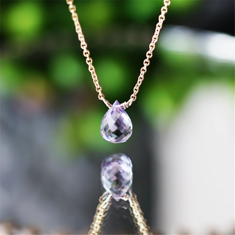 Purple Crystal Necklace Gold Filled Handmade Gold Chocker Vintage Charm Party Gift Bijoux Femme Collier Boho Necklace For Women
Purple Crystal Necklace Gold Filled Handmade Gold Chocker Vintage Charm Party Gift Bijoux Femme Collier Boho Necklace For Women