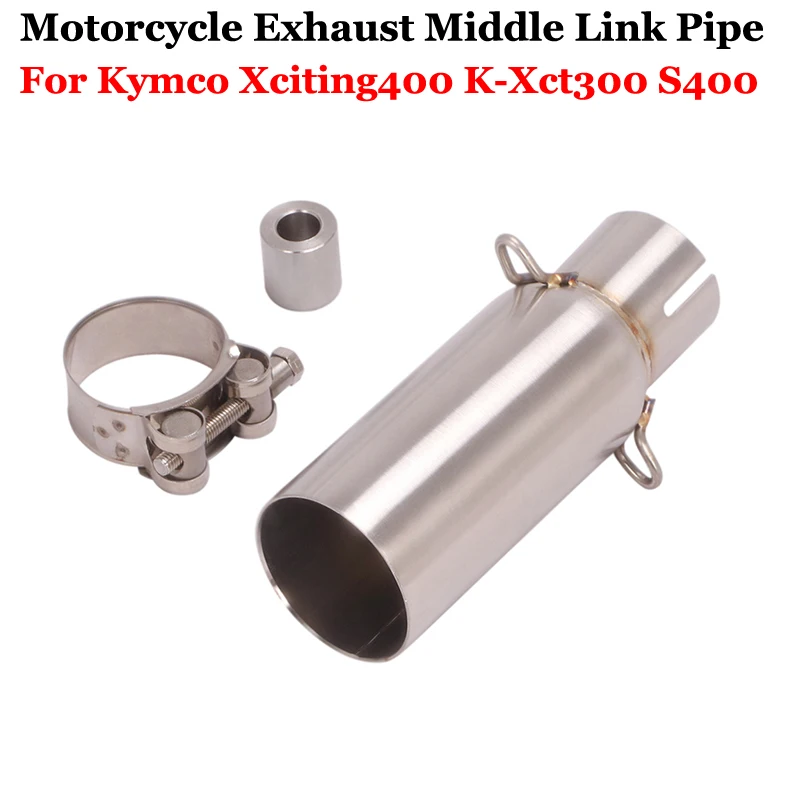 Motorcycle Exhaust 51mm Middle Link Pipe Muffler Modify Escape Moto Bike Slip On For Kymco Xciting 400 Xciting400 K-Xct300 S400
Motorcycle Exhaust 51mm Middle Link Pipe Muffler Modify Escape Moto Bike Slip On For Kymco Xciting 400 Xciting400 K-Xct300 S400