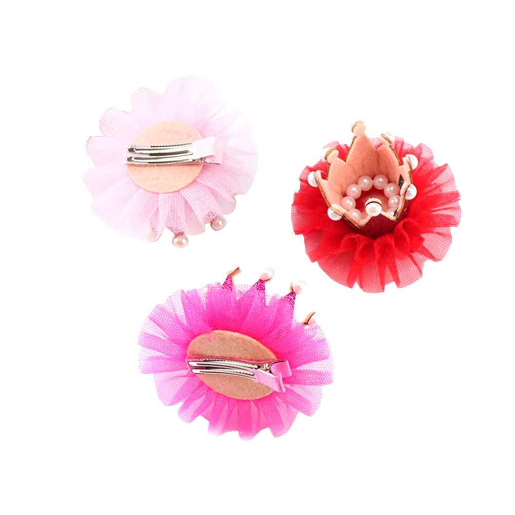 3Pcs Hairpin Crown Sturdy Elastic Prime Flower Durable Hair Accessories for Girl Kids Baby Children
3Pcs Hairpin Crown Sturdy Elastic Prime Flower Durable Hair Accessories for Girl Kids Baby Children