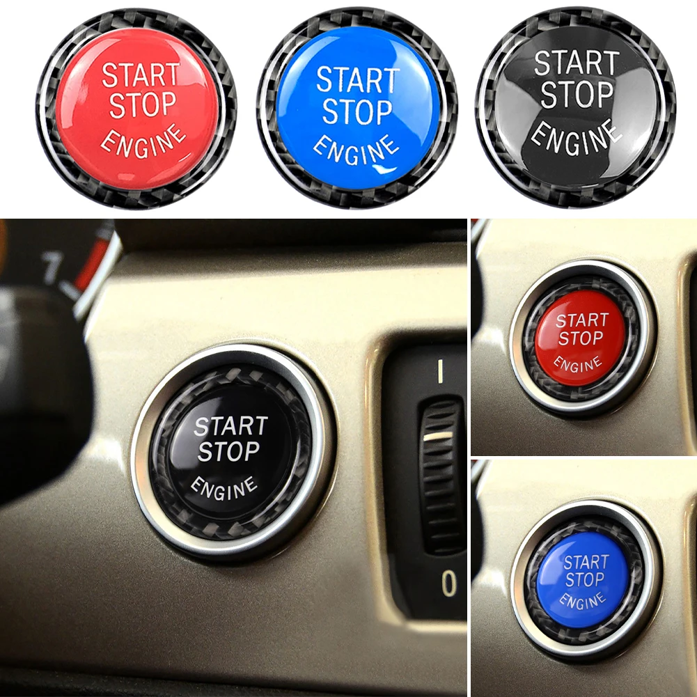 For BMW E90 E92 E93 320i Engine Start Stop Button Cover Decorative Sticker Replacement Carbon Fiber Car Interior Accessories
For BMW E90 E92 E93 320i Engine Start Stop Button Cover Decorative Sticker Replacement Carbon Fiber Car Interior Accessories