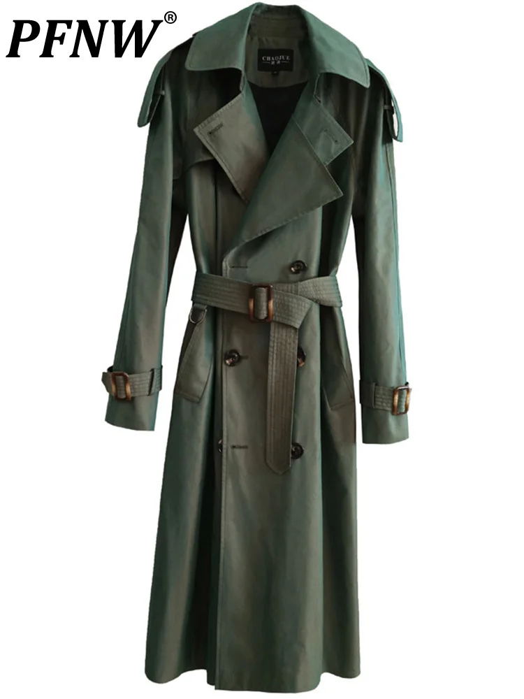 PFNW Long Windbreaker Men's Spring And Autumn New Tide Chic Fashion Casual Over Knee Coat Double Breasted Trench 12A5469
PFNW Long Windbreaker Men's Spring And Autumn New Tide Chic Fashion Casual Over Knee Coat Double Breasted Trench 12A5469