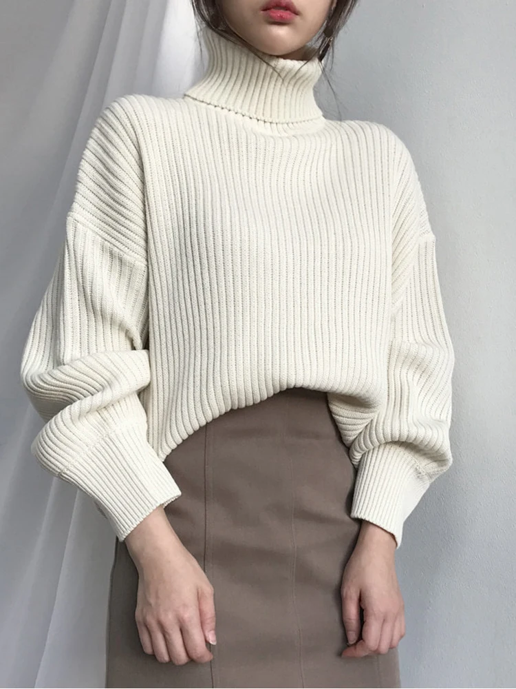 Turtleneck Sweater Pullover Women Winter Clothes Oversized Vintage Off White Knitted Sweaters Pull Femme Hiver 2022 New Clothes
Turtleneck Sweater Pullover Women Winter Clothes Oversized Vintage Off White Knitted Sweaters Pull Femme Hiver 2022 New Clothes