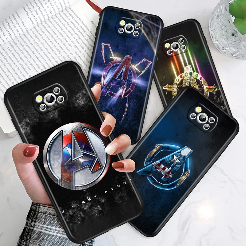 Marvel Avengers logo For Xiaomi Poco X3 NFC F3 GT X2 M3 M2 5G Pro Lite Civi Mi 9SE CC9 Soft Silicone Black Phone Case
Marvel Avengers logo For Xiaomi Poco X3 NFC F3 GT X2 M3 M2 5G Pro Lite Civi Mi 9SE CC9 Soft Silicone Black Phone Case