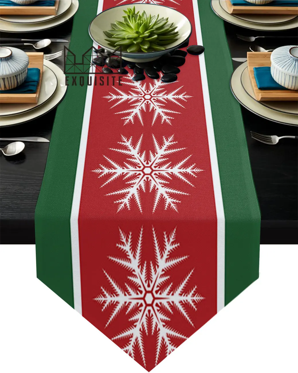 Christmas Snowflake Stripes Coffee Table Decor Tablecloth Wedding Decoration Dinning Table Decoration Table Runner
Christmas Snowflake Stripes Coffee Table Decor Tablecloth Wedding Decoration Dinning Table Decoration Table Runner