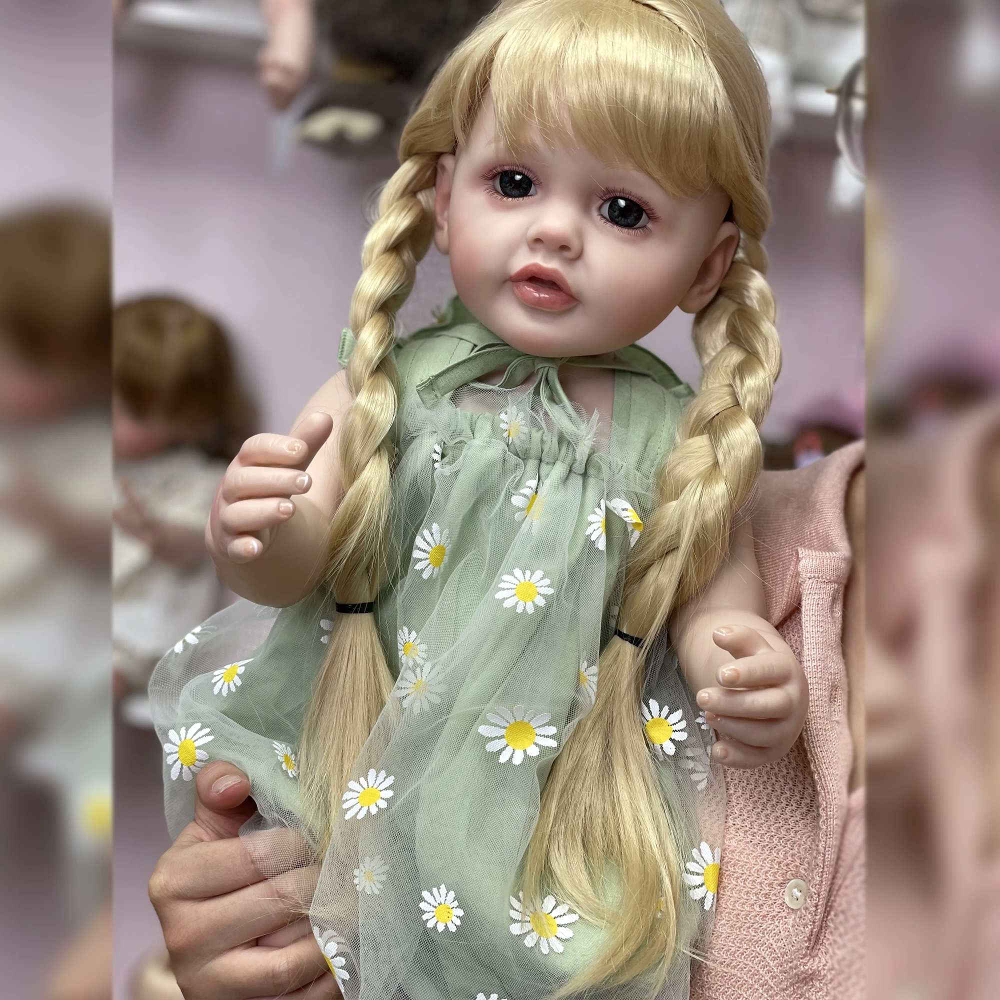 Saskia 55 CM Handmade Full Body Reborn Doll Bebe Lifelike Newborn Doll Babies Painted Newborn Dolls
Saskia 55 CM Handmade Full Body Reborn Doll Bebe Lifelike Newborn Doll Babies Painted Newborn Dolls