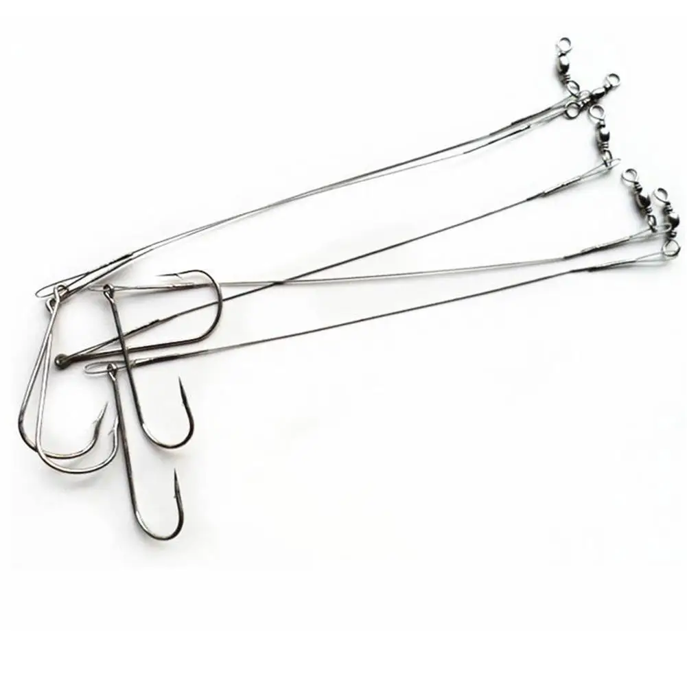 1PCS Steel Wire Leader Hook Anti Bite Steel Fishing Line With Hook With Swivel Fishing Accessory Wholesale
1PCS Steel Wire Leader Hook Anti Bite Steel Fishing Line With Hook With Swivel Fishing Accessory Wholesale
