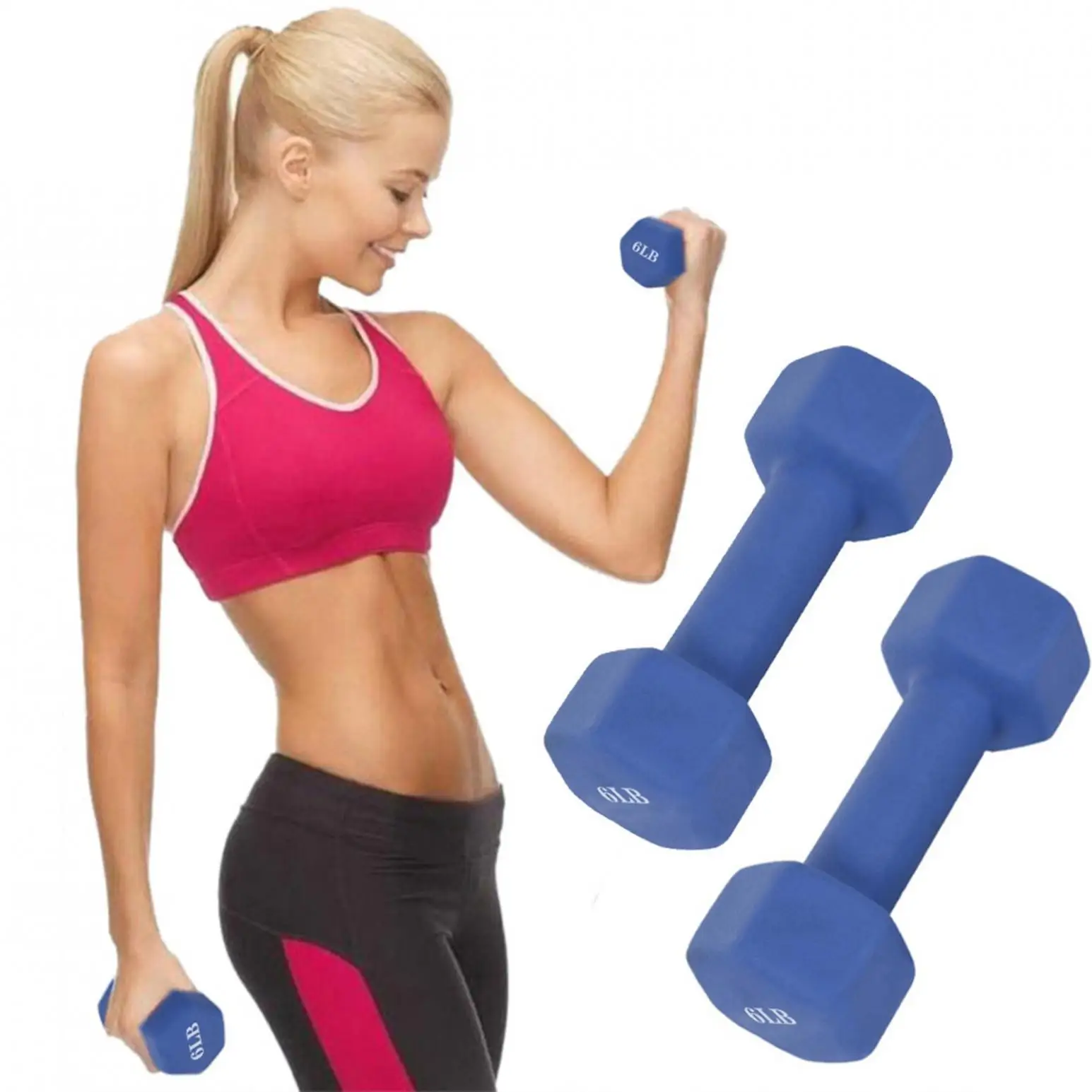 Weights Dumbbells Set for Home Gym,Dumbbells Set of 2 with Non-Slip Neoprene Hand,Free Weights for Exercises,Home Fitness Equipm
Weights Dumbbells Set for Home Gym,Dumbbells Set of 2 with Non-Slip Neoprene Hand,Free Weights for Exercises,Home Fitness Equipm