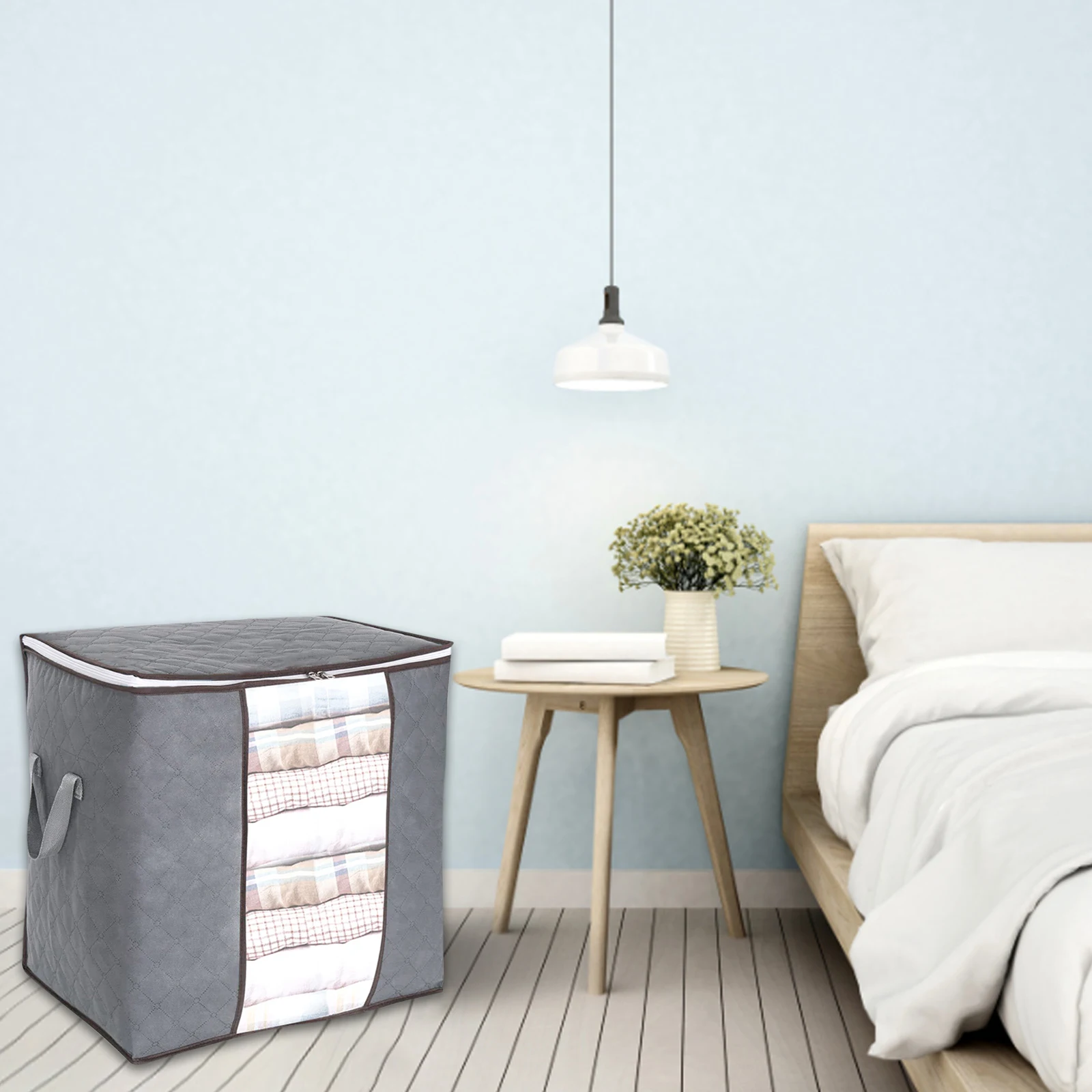 Нетканый Органайзер на молнии, пыленепроницаемые водонепроницаемые сумки для сортировки одеял, экономия места, стандартная коробка большо... 
Нетканый Органайзер на молнии, пыленепроницаемые водонепроницаемые сумки для сортировки одеял, экономия места, стандартная коробка большо...