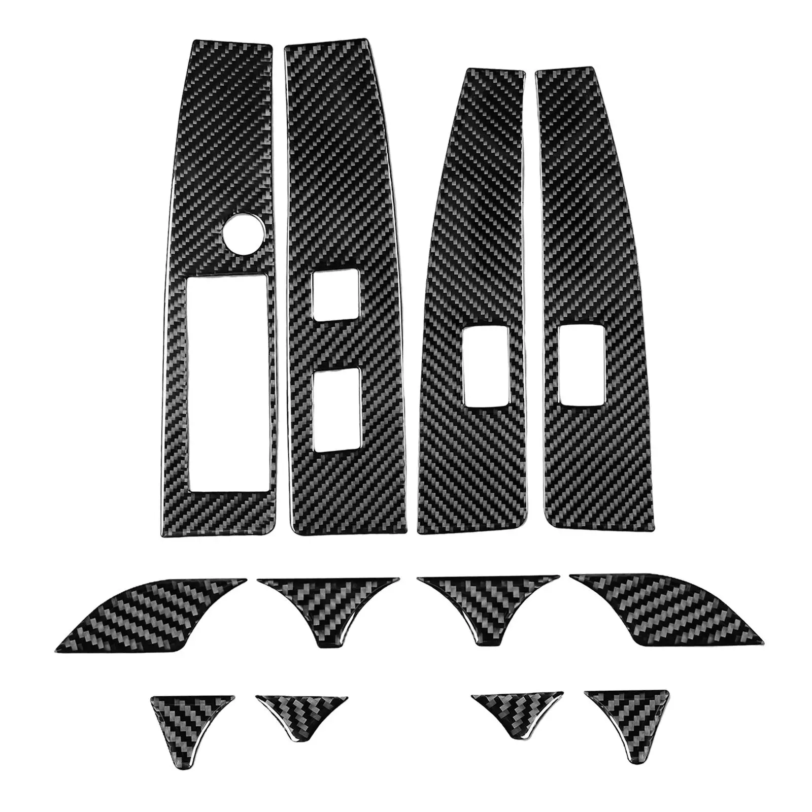 12 Pieces Window Lift Button Panel Trim Replaces Carbon Fiber Car Door Switch Control Panel Cover Sticker for Toyota for Tacoma
12 Pieces Window Lift Button Panel Trim Replaces Carbon Fiber Car Door Switch Control Panel Cover Sticker for Toyota for Tacoma