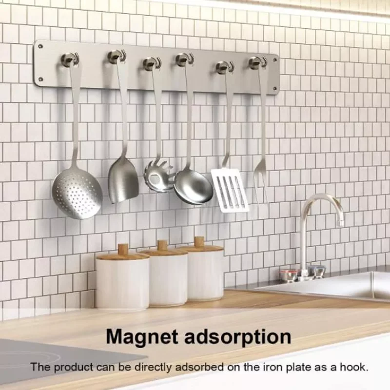 Powerful Hook Wall-mounted Hanger Hook Heavy Magnet Hook Kitchen Wardrobe Household Storage Tools
Powerful Hook Wall-mounted Hanger Hook Heavy Magnet Hook Kitchen Wardrobe Household Storage Tools