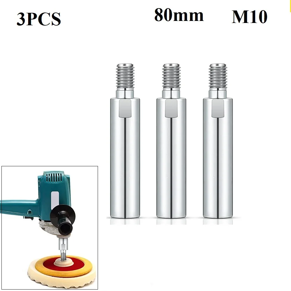 3PCS 80mm M10 Angle Grinder Extension Connecting Rod Extension Connection Rod For Polishing Power Tools Accessories
3PCS 80mm M10 Angle Grinder Extension Connecting Rod Extension Connection Rod For Polishing Power Tools Accessories