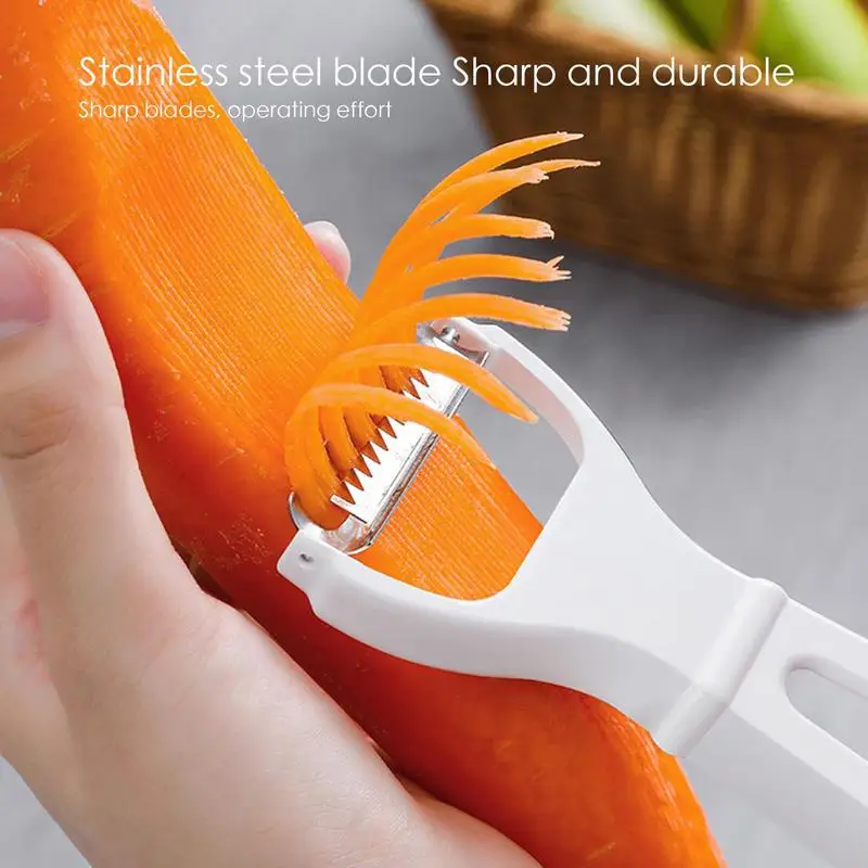 Multifunctional Food Peeler Stainless Steel Melon Planer Potato Shredder Vegetable Peeler Universal Cooking Tools For Slicing
Multifunctional Food Peeler Stainless Steel Melon Planer Potato Shredder Vegetable Peeler Universal Cooking Tools For Slicing