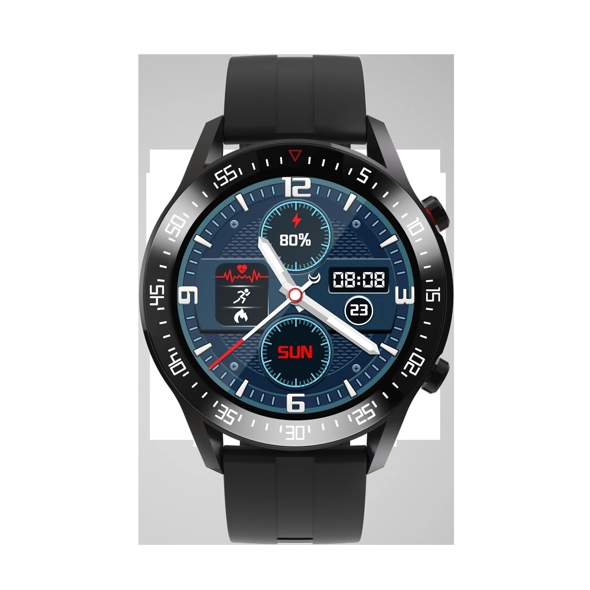 Smartwatch Men's Digital Watch IP68 Waterproof Wrist Watches Multi-language Fitness Watch Sports Heart Rate Monitoring Sale
Smartwatch Men's Digital Watch IP68 Waterproof Wrist Watches Multi-language Fitness Watch Sports Heart Rate Monitoring Sale