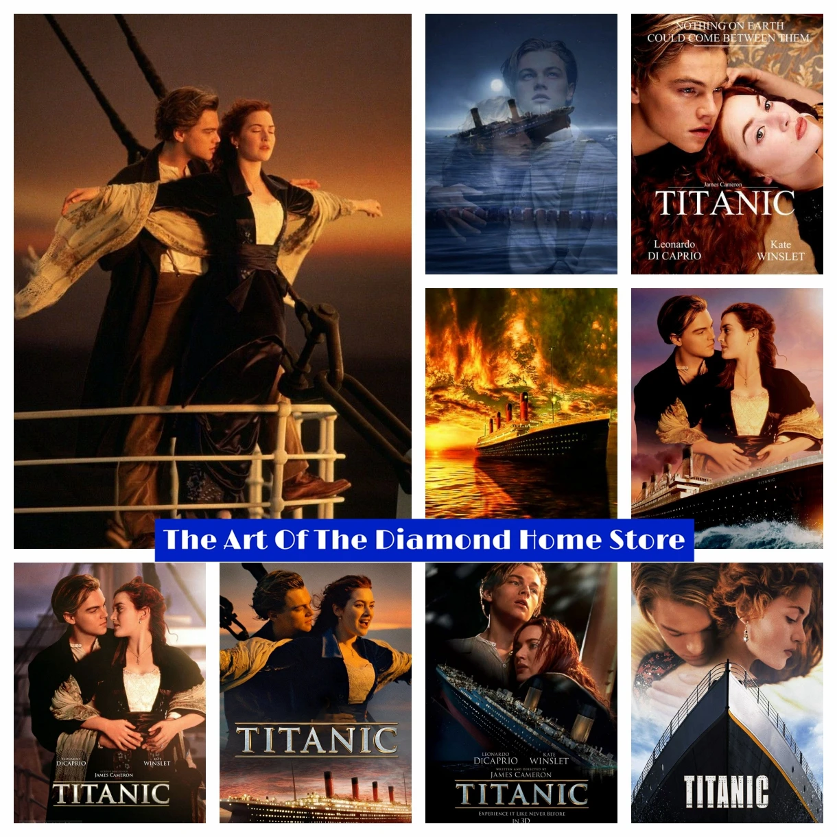 AB Drills Diamond Painting Titanic Romantic Love Story 5D DIY Cross Stitch Kits Movie Mosaic Rhinestones Embroidery Home Decor
AB Drills Diamond Painting Titanic Romantic Love Story 5D DIY Cross Stitch Kits Movie Mosaic Rhinestones Embroidery Home Decor
