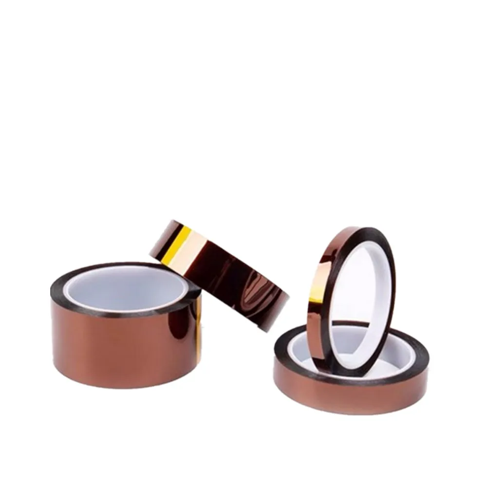 Клейкая лента 33 м 100 футов, Золотая термостойкая полиимидная лента для электронной промышленности, Высококачественная Клейкая Лента BGA Tap