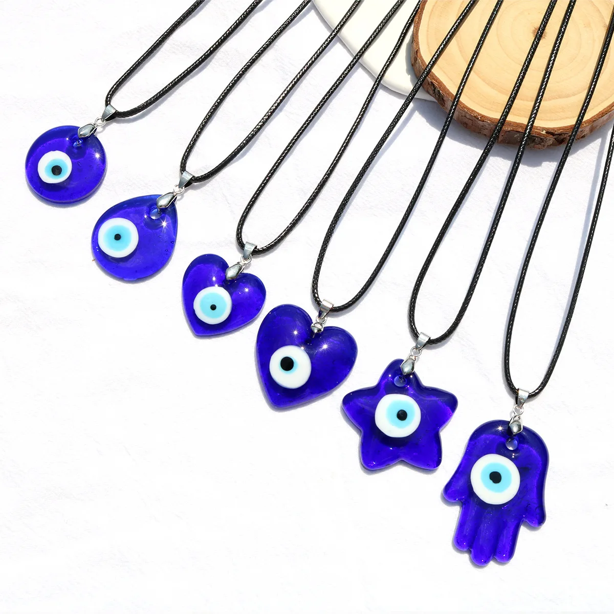 Glass Blue Evil Eyes Heart Star palm Necklaces Fashion Lucky Turkish Key Necklace For Women Men Jewelry Gift
Glass Blue Evil Eyes Heart Star palm Necklaces Fashion Lucky Turkish Key Necklace For Women Men Jewelry Gift