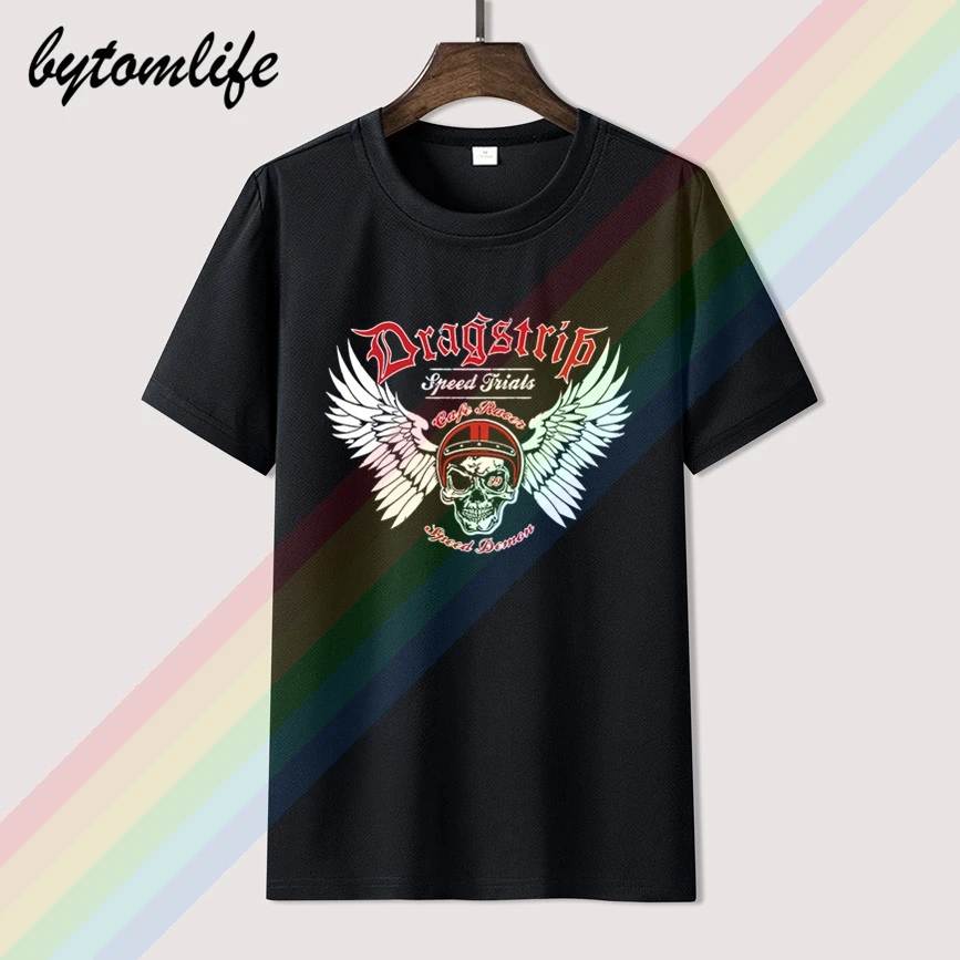 2018 New Brand T Shirt Men Short Sleeve Funny Mens Black Speed Demon Cafe Racer Skull Wings Biker slim Fit Tee Shirts
2018 New Brand T Shirt Men Short Sleeve Funny Mens Black Speed Demon Cafe Racer Skull Wings Biker slim Fit Tee Shirts