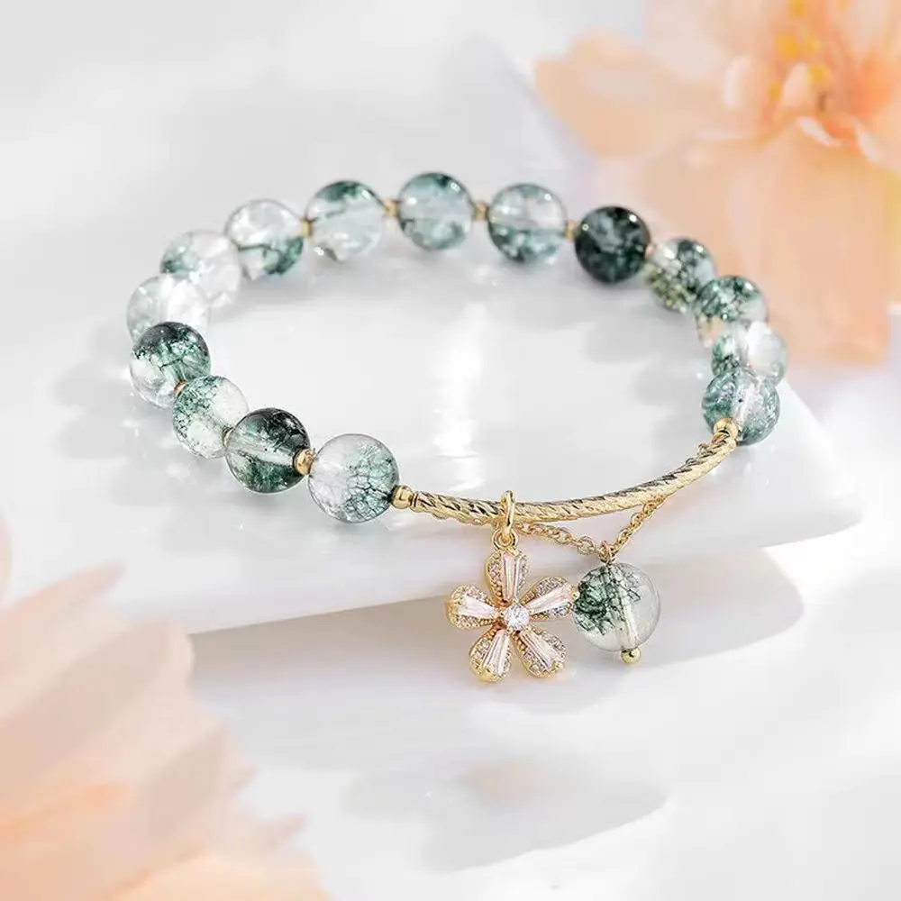 Cherry Blossom Green Ghost Energy Bracelet Girl Ins Niche Design Transfer Crystal Green Bracelet Beaded Girlfriend Birthday Gift
Cherry Blossom Green Ghost Energy Bracelet Girl Ins Niche Design Transfer Crystal Green Bracelet Beaded Girlfriend Birthday Gift