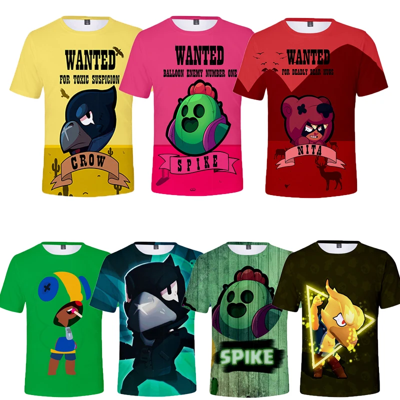 Children's Tee Kids Game Crow Colt Crow and Star 3d T Shirts Boys Girls Short Sleeve Baby Clothes
Children's Tee Kids Game Crow Colt Crow and Star 3d T Shirts Boys Girls Short Sleeve Baby Clothes