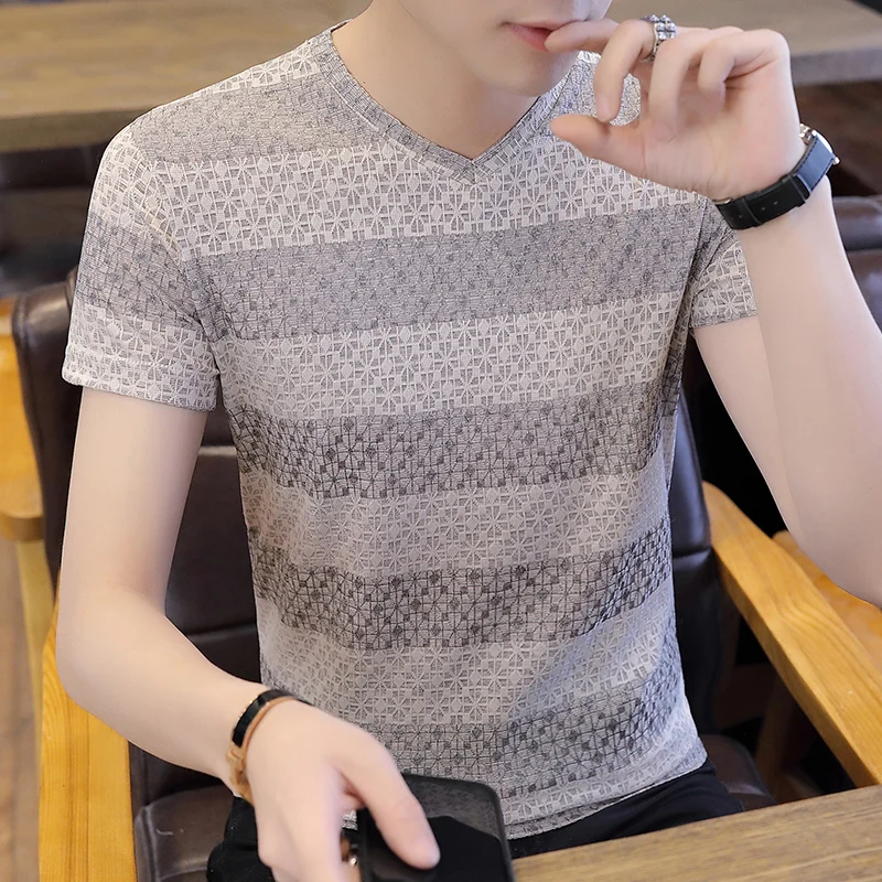 T Shirt Men Lace Hollow Out Short Sleeve Shirts Summer Mens Clothing Best Seller Men's Casual Round Neck Slim Fit Tshirt Tops
T Shirt Men Lace Hollow Out Short Sleeve Shirts Summer Mens Clothing Best Seller Men's Casual Round Neck Slim Fit Tshirt Tops