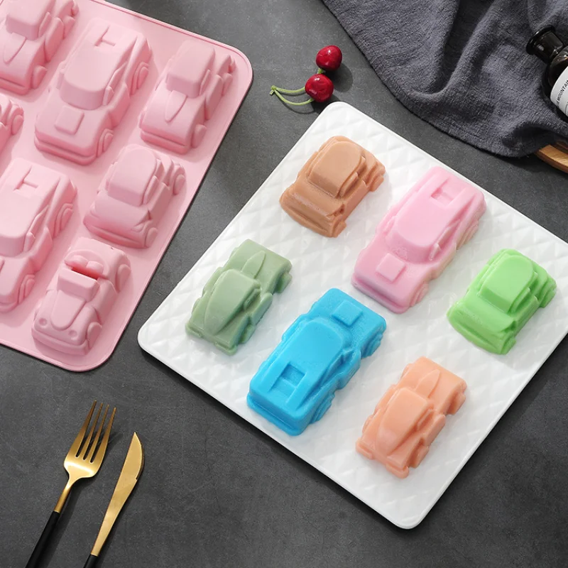 6 Cavities Classic Car Silicone Cake Mold Large Car Styling Fondant Mould DIY Pudding Handmade Cake Bread Kitchen Baking Tools
6 Cavities Classic Car Silicone Cake Mold Large Car Styling Fondant Mould DIY Pudding Handmade Cake Bread Kitchen Baking Tools