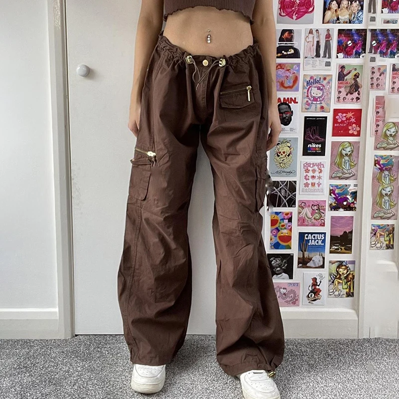 Sunny y.j. Harajuku Casual Baggy Joggers Women Drawstring Low Waist Hippie Sweatpants Pockets Patchwork Streetwear Cargo Pants
Sunny y.j. Harajuku Casual Baggy Joggers Women Drawstring Low Waist Hippie Sweatpants Pockets Patchwork Streetwear Cargo Pants