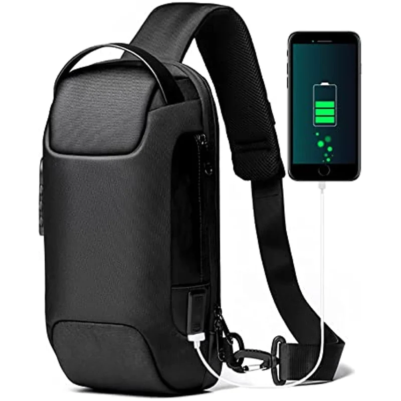 Waterproof USB Oxford Crossbody Bag Anti-Theft Sling Chest Bag Backpack Waterproof Crossbody Shoulder BagUSB Charge Port
Waterproof USB Oxford Crossbody Bag Anti-Theft Sling Chest Bag Backpack Waterproof Crossbody Shoulder BagUSB Charge Port