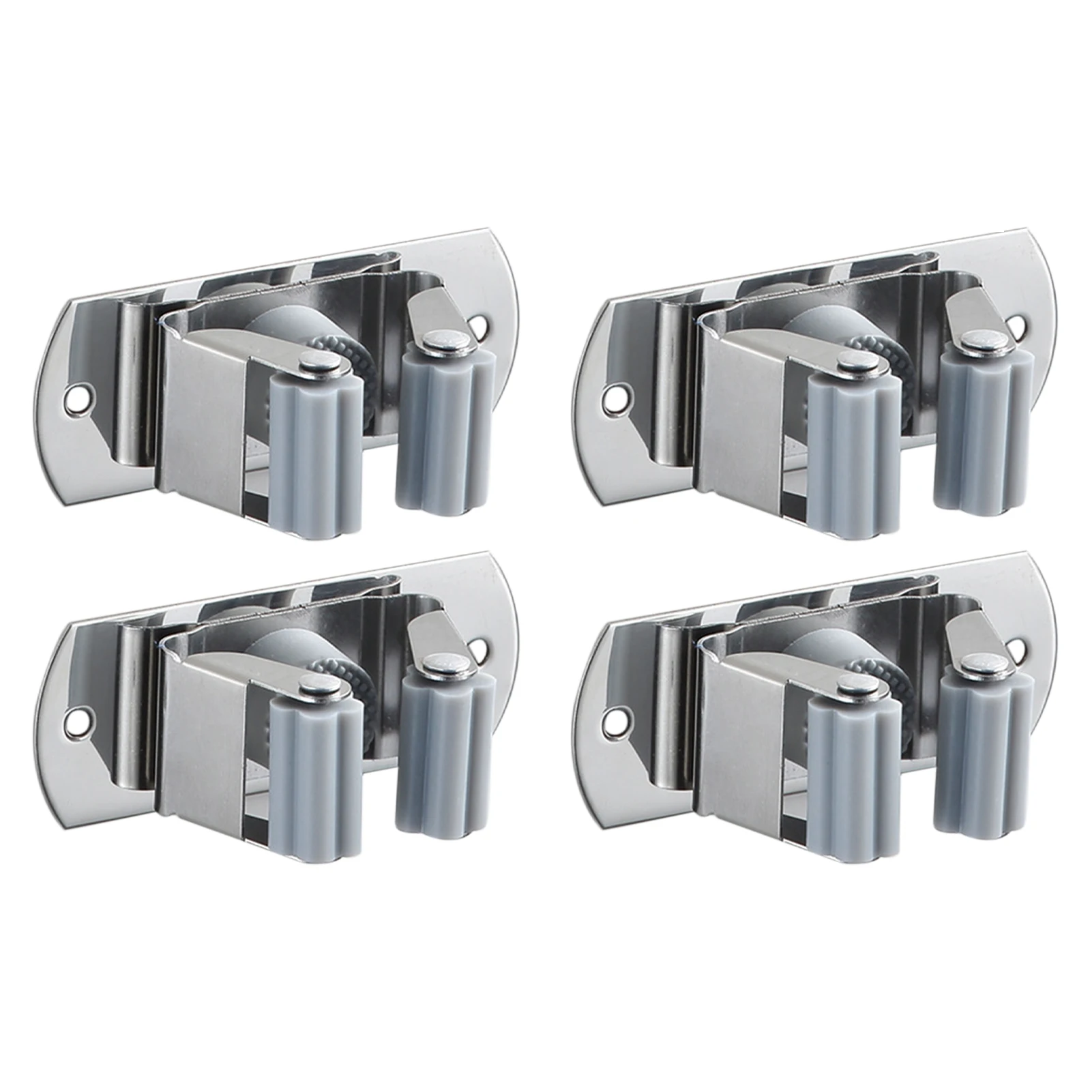 4pcs Home Bathroom Wall Mounted Garden Anti Slip Stainless Steel Self Adhesive Mop Holder With Screws Space Saving Heavy Duty
4pcs Home Bathroom Wall Mounted Garden Anti Slip Stainless Steel Self Adhesive Mop Holder With Screws Space Saving Heavy Duty