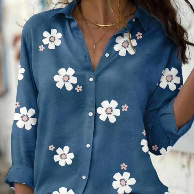 Temperament Long Sleeve Woman Shirt Fashion Elegant Shirt Woman Casual Printed Top
Temperament Long Sleeve Woman Shirt Fashion Elegant Shirt Woman Casual Printed Top