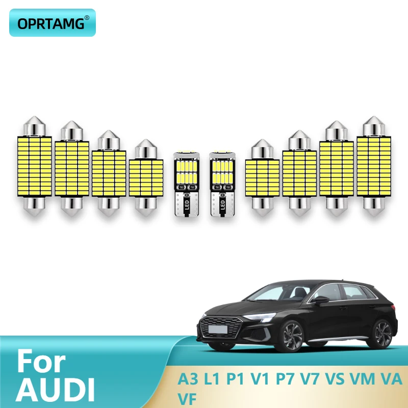 OPRTAMG For AUDI A3 L1 P1 V1 P7 V7 VS VM VA VF 1994 1995 1996 1997 1998 1999 2000-2022 Vehicle LED Interior Light Kit Canbus
OPRTAMG For AUDI A3 L1 P1 V1 P7 V7 VS VM VA VF 1994 1995 1996 1997 1998 1999 2000-2022 Vehicle LED Interior Light Kit Canbus