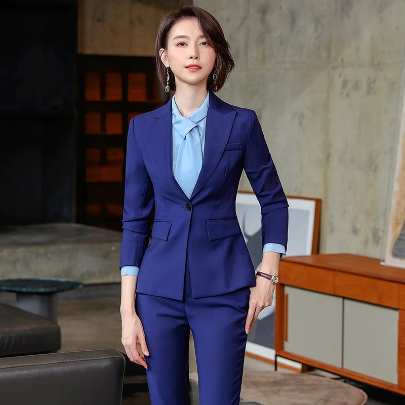 Formal Uniform Styles Ladies Office Work Wear Suits Autumn Winter Long Sleeve Women Business Professional Career Clothes Blazers
Formal Uniform Styles Ladies Office Work Wear Suits Autumn Winter Long Sleeve Women Business Professional Career Clothes Blazers