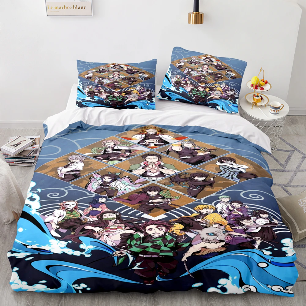 Nezuko Agatsuma Zenitsu Duvet Cover Cartoon Bedding Sets Bed Set Quilt Comforter Covers Home Textiles Kamado Tanjirou Kamado 
Nezuko Agatsuma Zenitsu Duvet Cover Cartoon Bedding Sets Bed Set Quilt Comforter Covers Home Textiles Kamado Tanjirou Kamado
