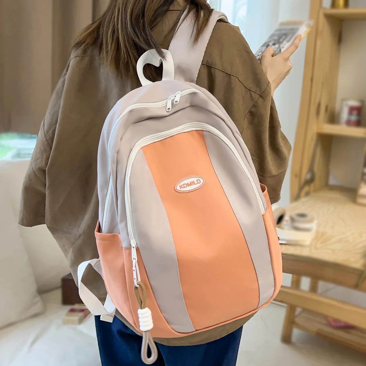 New Girl Laptop School Bag Cool Women Student Book Bag Lady Cute Fashion Nylon College Backpacks Female Travel Trendy University
New Girl Laptop School Bag Cool Women Student Book Bag Lady Cute Fashion Nylon College Backpacks Female Travel Trendy University