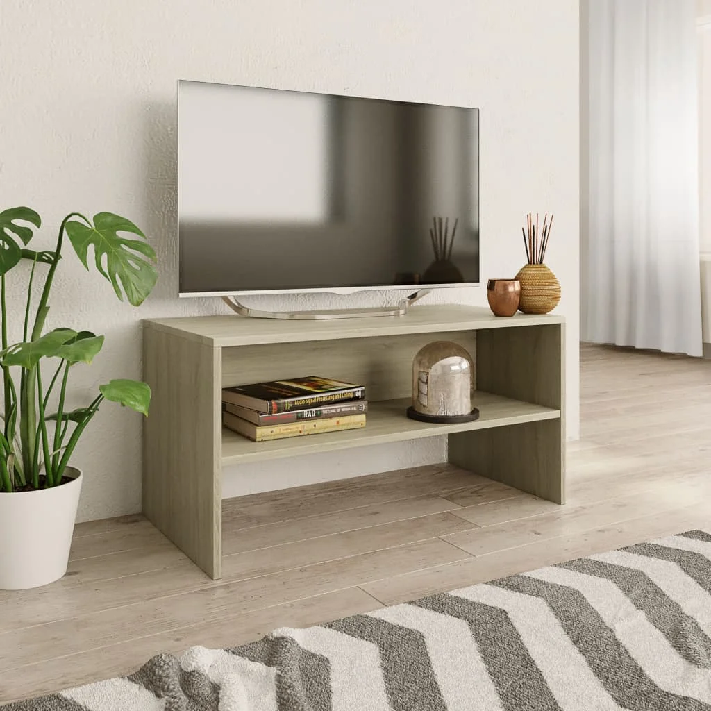 TV Media Console Television Entertainment Stands Cabinet Table Shelf Sonoma Oak Chipboard
TV Media Console Television Entertainment Stands Cabinet Table Shelf Sonoma Oak Chipboard