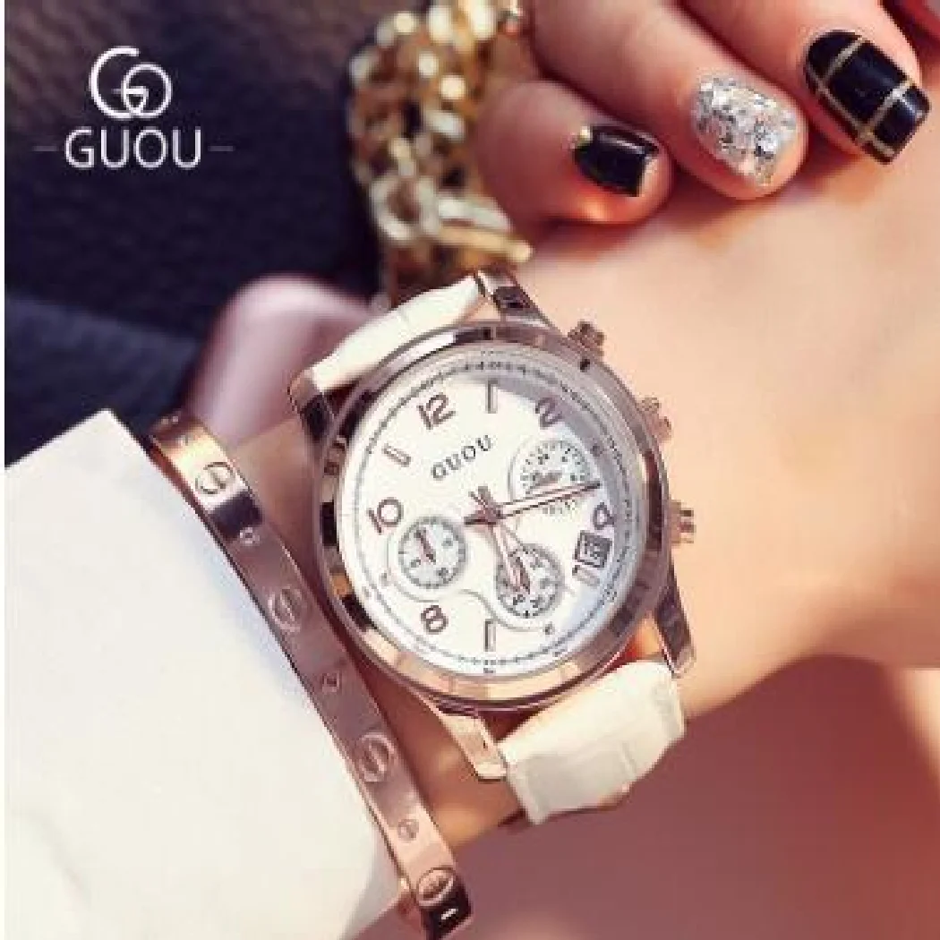 Fashion NEW Brand Real 3 Eyes Work Rose Gold Luxury Genuine Leather Strap Waterproof Quartz Women Casual Girl Gift Wristwatches
Fashion NEW Brand Real 3 Eyes Work Rose Gold Luxury Genuine Leather Strap Waterproof Quartz Women Casual Girl Gift Wristwatches