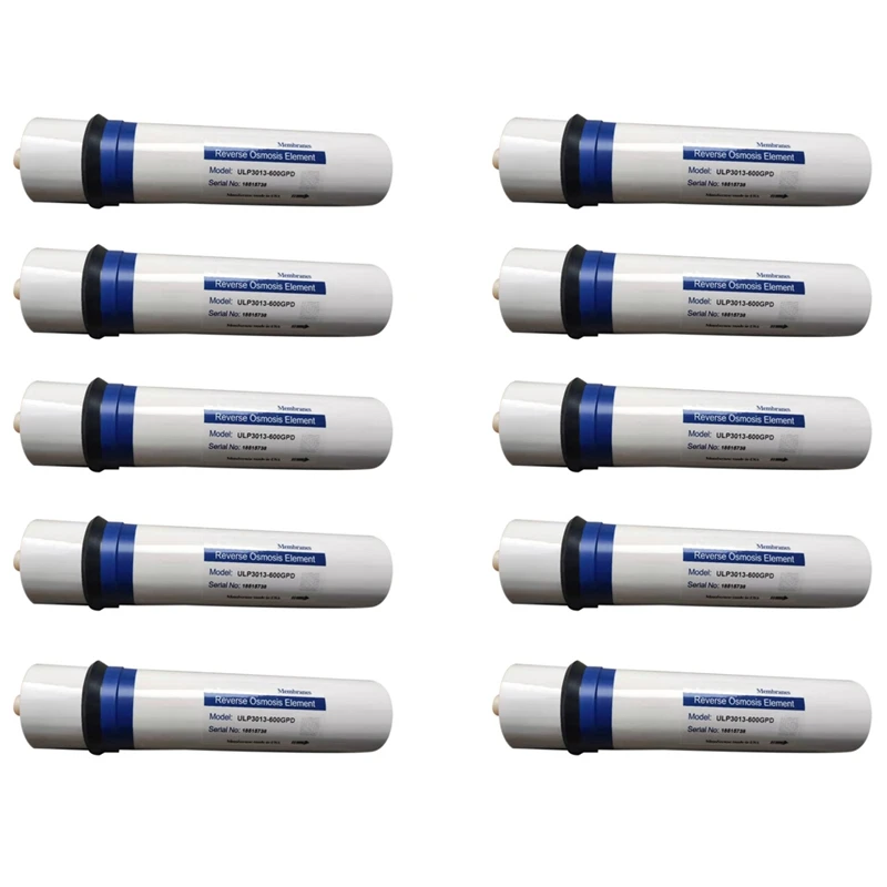 10X 600 Gpd Osmosis Inversa Filter Reverse Osmosis RO Membranes Elements ULP3013-600 Water Filter Cartridge
10X 600 Gpd Osmosis Inversa Filter Reverse Osmosis RO Membranes Elements ULP3013-600 Water Filter Cartridge