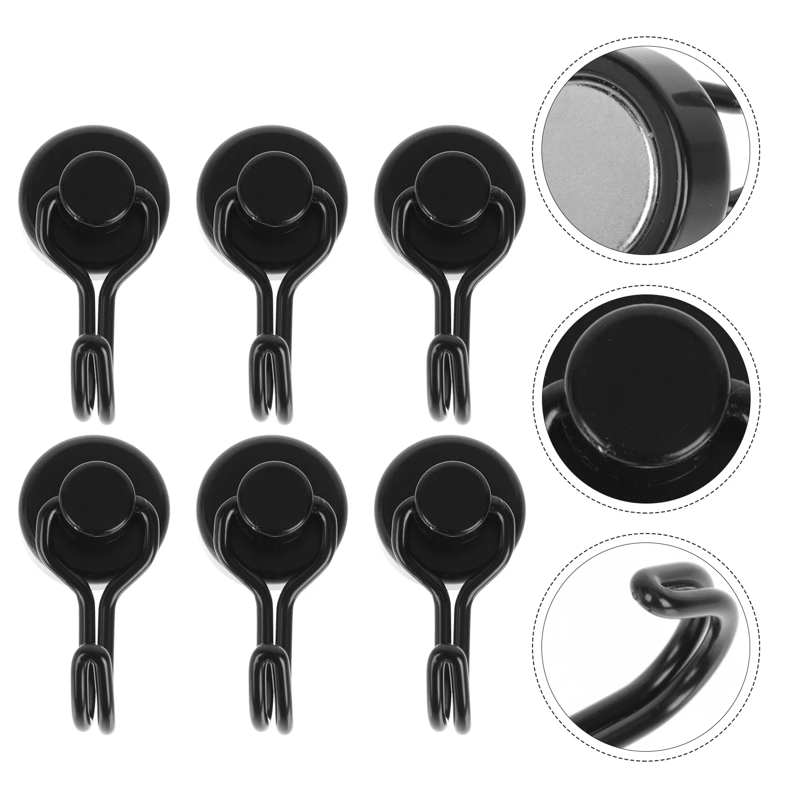 6 Pcs Magnetic Hooks Swivel Swing Wall Hangers Mount Clothes Kitchen Suction Cup Towel Cabinet Bathroom
6 Pcs Magnetic Hooks Swivel Swing Wall Hangers Mount Clothes Kitchen Suction Cup Towel Cabinet Bathroom