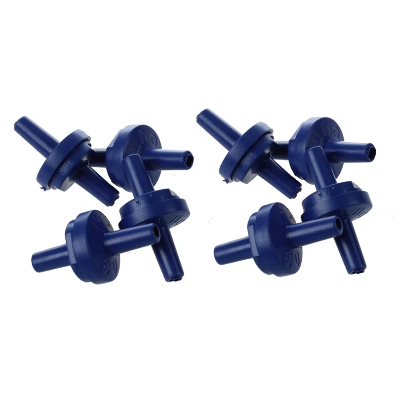 8 Pcs 3Mm Inside Diameter Hard Plastic One-Way Check Valve Dark Blue 
8 Pcs 3Mm Inside Diameter Hard Plastic One-Way Check Valve Dark Blue