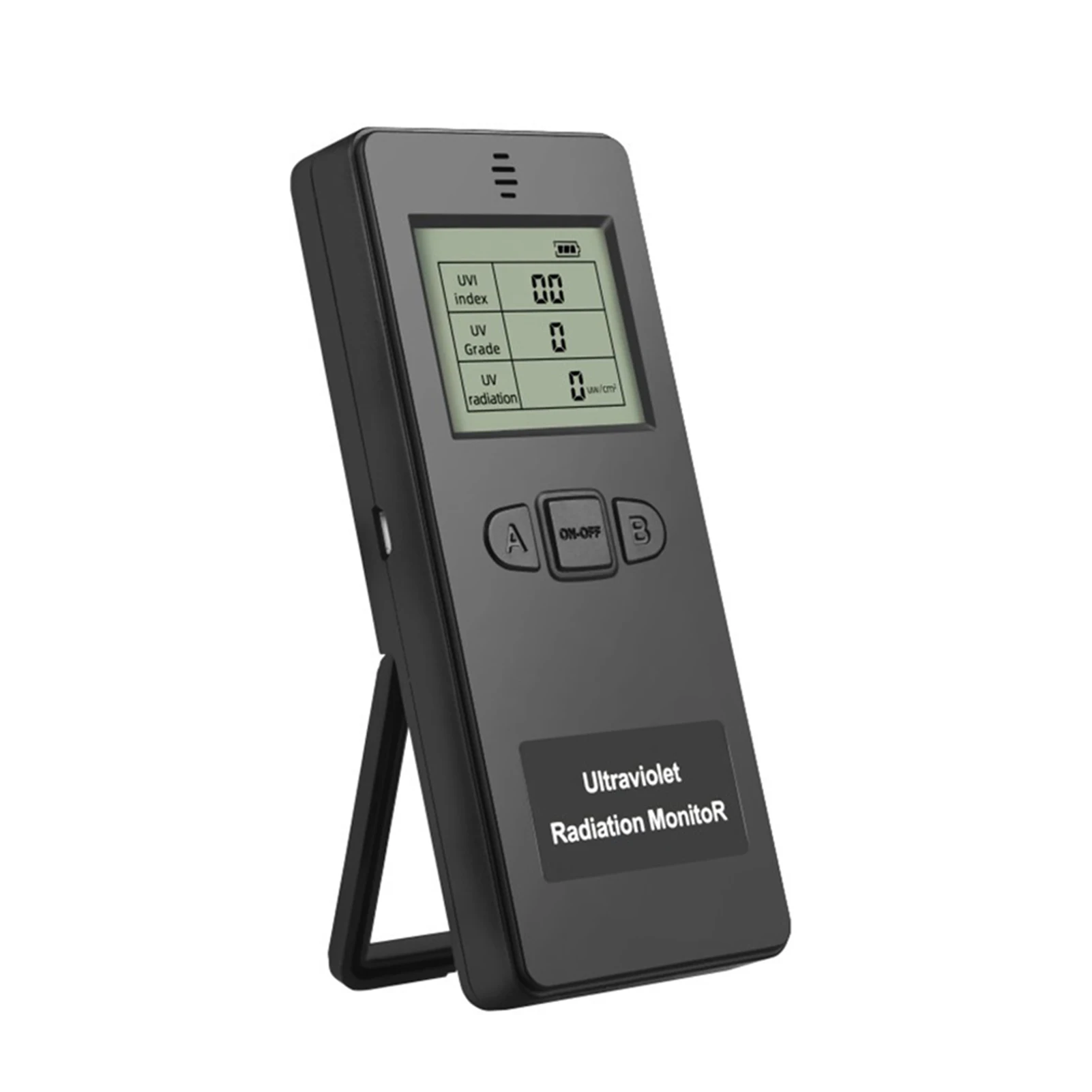UVI Meter Lightweight Ultraviolet Radiation Detector LCD Digital Display Protective Equipment Battery Powered With Back Bracket
UVI Meter Lightweight Ultraviolet Radiation Detector LCD Digital Display Protective Equipment Battery Powered With Back Bracket